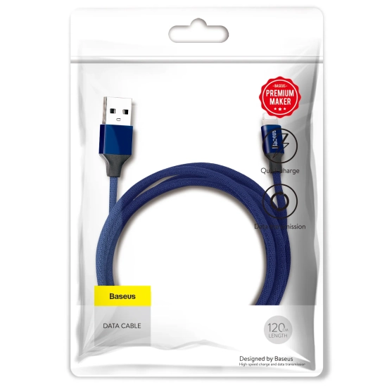 Kabel Baseus Yiven USB-A–Lightning 1,2 m niebieski – produkt w dokładnym wariancie wskazanym kodem CALYW-13, zgodny z op