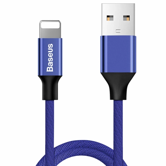 Baseus Kabel Yiven USB-A–Lightning 1,2 m niebieski
