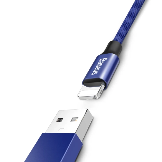 Baseus Kabel Yiven USB-A–Lightning 1,2 m niebieski