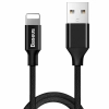 Główne zdjęcie produktu: Kabel Baseus Yiven USB-A–Lightning 1,2 m 2 A czarny.