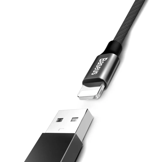 Baseus Kabel Yiven USB-A–Lightning 1,2 m 2 A czarny