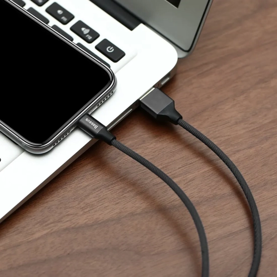 Baseus Kabel Yiven USB-A–Lightning 1,2 m 2 A czarny