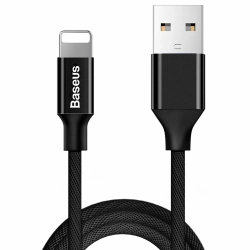 Baseus Yiven CALYW-A01 USB-A – Lightning 2A 1,8 m czarny – przewód ze złączami USB-A – Lightning w kolorze czarny.