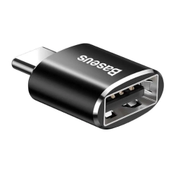 Baseus CATOTG-01 adapter USB-A na USB-C OTG czarny – dokładny wariant produktu