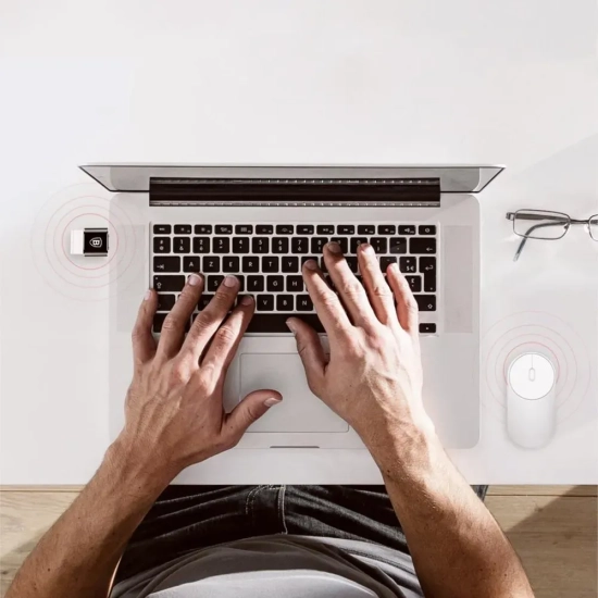 Adapter Baseus Mini USB-A do USB-C OTG czarny