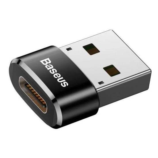 Baseus CAAOTG-01 adapter USB-A na USB-C OTG czarny – dokładny wariant produktu