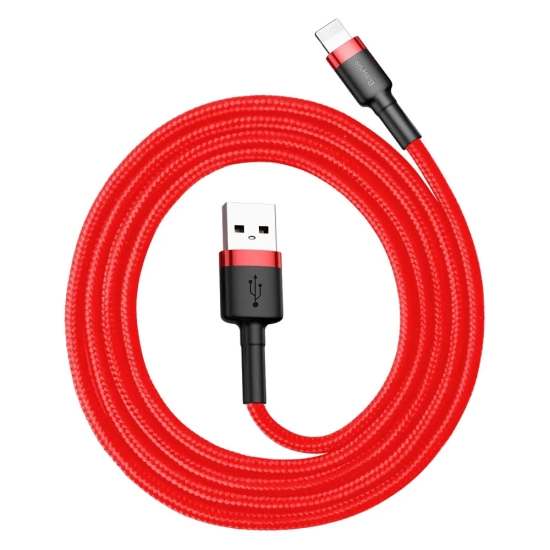 Baseus Cafule USB-A – Lightning 2,4A 1 m czerwony