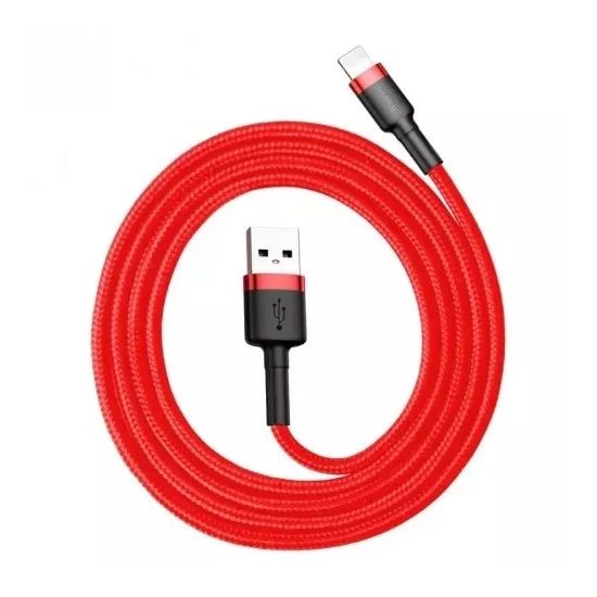 Baseus Kabel USB-A–Lightning 2 m 1,5 A czerwony