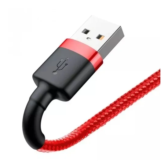 Baseus Kabel USB-A–Lightning 2 m 1,5 A czerwony