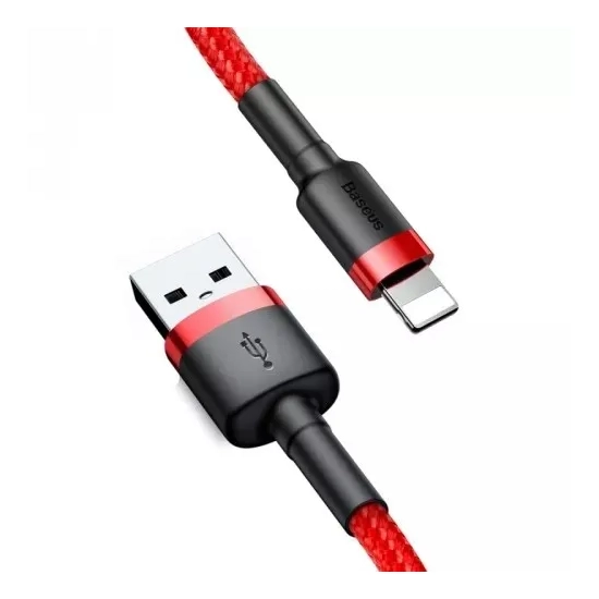 Baseus Kabel USB-A–Lightning 2 m 1,5 A czerwony