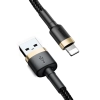 Baseus Kabel Cafule USB-A–Lightning 2 m złoto-czarny