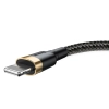 Baseus Kabel Cafule USB-A–Lightning 2 m złoto-czarny