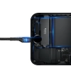 Baseus Fish Eye sprężynowy kabel USB-A Lightning 1 m