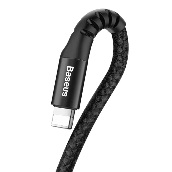 Baseus Fish Eye sprężynowy kabel USB-A Lightning 1 m