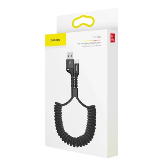 Baseus Fish Eye CALSR-01 USB-A – Lightning 2A 1,0 m czarny