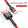 Baseus Cafule CATKLF-A09 USB-A – USB-C 3A 0,5 m czerwony