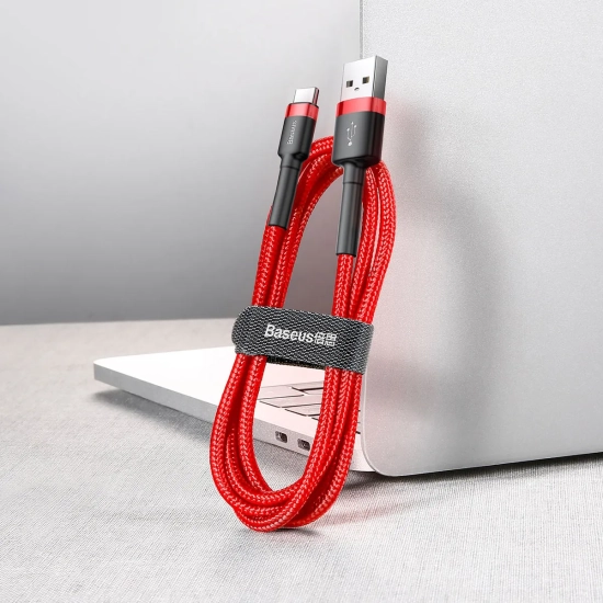 Baseus Cafule CATKLF-A09 USB-A – USB-C 3A 0,5 m czerwony