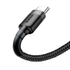 Baseus USB-A do USB-C kabel w oplocie QC3 0,5 m