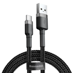 Baseus USB-A do USB-C kabel w oplocie QC3 0,5 m