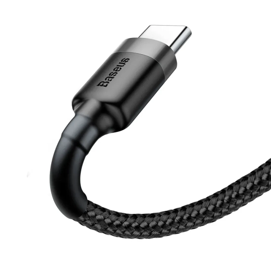Baseus USB-A do USB-C kabel w oplocie QC3 0,5 m