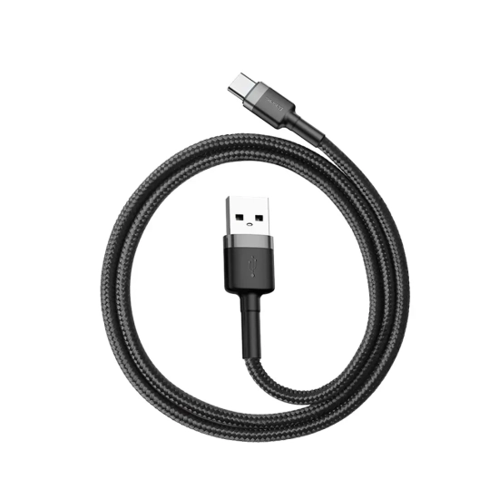 Baseus USB-A do USB-C kabel w oplocie QC3 0,5 m