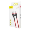 Baseus Cafule CATKLF-B09 USB-A – USB-C 3A 1,0 m czerwony