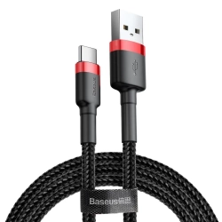 Główne zdjęcie produktu: Kabel Baseus Cafule CATKLF-B91 USB-A–USB-C 1 m 3 A.