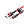 Baseus Kabel Cafule CATKLF-C09 USB-A–USB-C 2 m 2 A czerwony