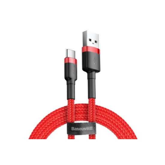 Kabel Baseus Cafule USB-A–USB-C 2A 2 m czerwony
