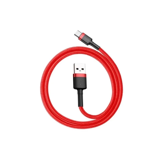 Kabel Baseus Cafule USB-A–USB-C 2A 2 m czerwony