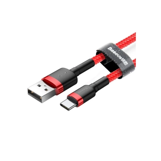 Baseus Kabel Cafule CATKLF-C09 USB-A–USB-C 2 m 2 A czerwony