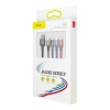 Baseus Fast 4w1 USB-A – 2× Lightning / USB-C / micro USB 3,5A 1,2 m czarny