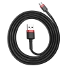 Baseus Cafule USB-A – micro USB 2,4A 1 m czarno-czerwony