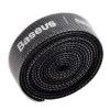 Taśma rzepowa Baseus Circle Velcro 50 cm czarna