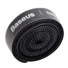 Baseus Organizer kabli Rainbow Circle rzep 50 cm czarny