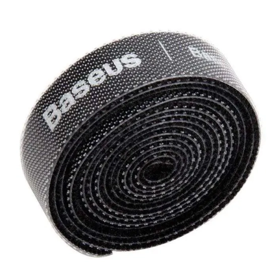 Taśma rzepowa Baseus Circle Velcro 50 cm czarna