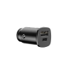 Baseus ładowarka samochodowa USB-C czarna