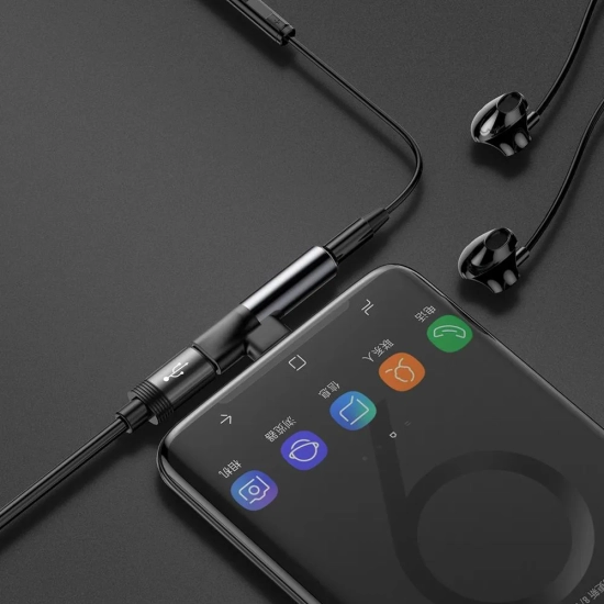 Baseus L41 CATL41-01 adapter USB-C na USB-C + jack 3,5 mm