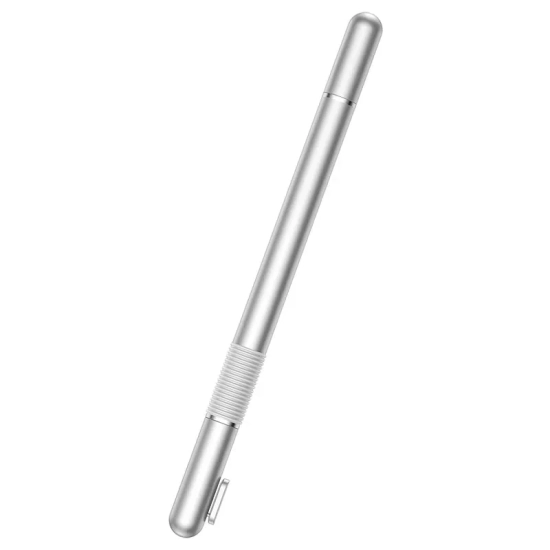 Rysik Baseus Golden Cudgel 2w1 disc i długopis srebrny