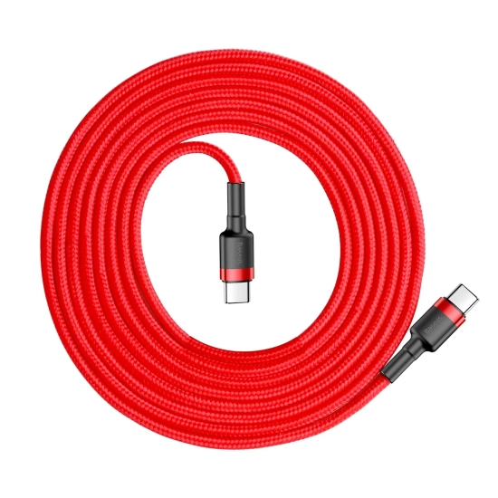 Baseus Cafule CATKLF-H09 USB-C – USB-C 60 W 2,0 m czerwony
