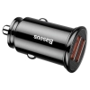 Inteligentna ładowarka samochodowa Circular 2x USB QC3.0 Quick Charge 3.0