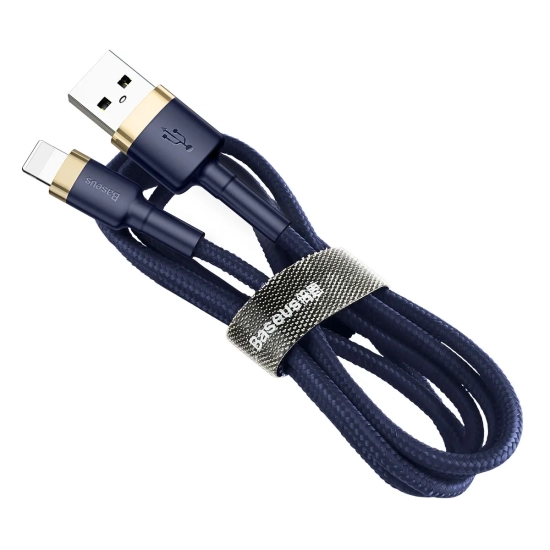 Baseus Cafule USB-A – Lightning 2,4A 1 m niebiesko-złoty
