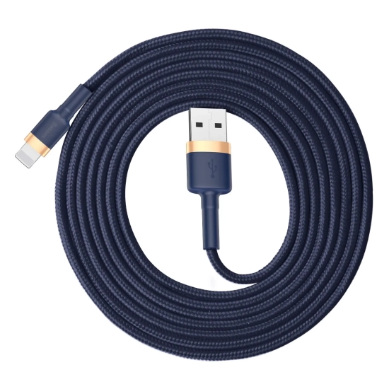 Baseus Cafule USB-A – Lightning 2,4A 1 m niebiesko-złoty