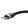 Kabel Baseus Cafule CALKLF-CV3 USB-A–Lightning 1,5A 2 m niebieski