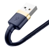 Kabel Baseus Cafule CALKLF-CV3 USB-A–Lightning 1,5A 2 m niebieski