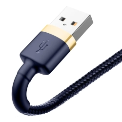 Baseus Cafule CALKLF-CV3 USB-A – Lightning 1,5A 2,0 m złoto-niebieski – przewód ze złączami USB-A – Lightning w kolorze