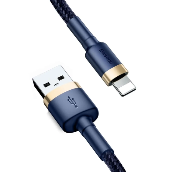 Baseus Cafule CALKLF-CV3 USB-A – Lightning 1,5A 2,0 m złoto-niebieski