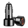 Baseus Magic Series Dual ładowarka samochodowa 45W 2x USB czarna — wariant produktu marki Baseus, kolor czarny, moc do 4