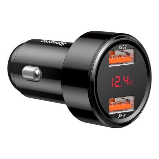 Baseus Magic Series Dual ładowarka samochodowa 45 W 2x USB czarna