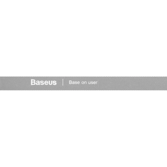 Baseus Organizer kabli Rainbow Circle rzep 3 m szary